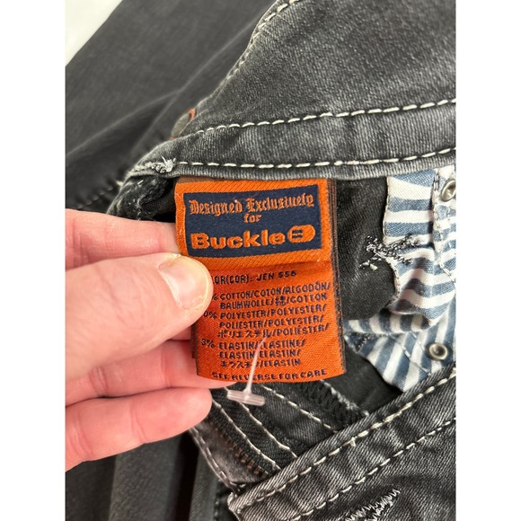 Rock Revival Jen Skinny Black Jeans Women’s Size 28 - Picture 7 of 9